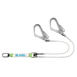 Comprar Absorbedor con Doble Ramal de Cuerda y Ganchos | Segutodo