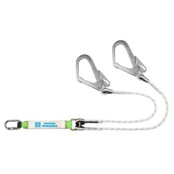 Comprar Absorbedor con Doble Ramal de Cuerda y Ganchos | Segutodo