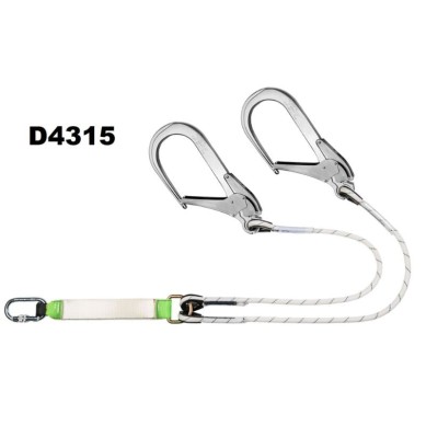 Comprar Absorbedor con Doble Ramal de Cuerda y Ganchos | Segutodo