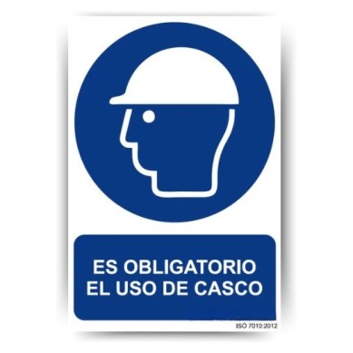 Uso obligatorio de casco| Señal de obligación - SEGUTODO